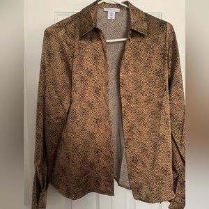 Cheetah Button Up